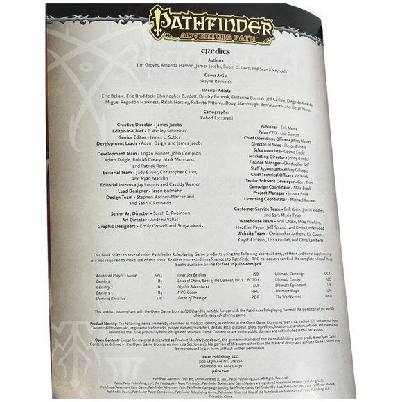Pathfinder Adventure Path Wrath of the Righteous Demons Heresy Part 3 #75 Book - Picture 5 of 10